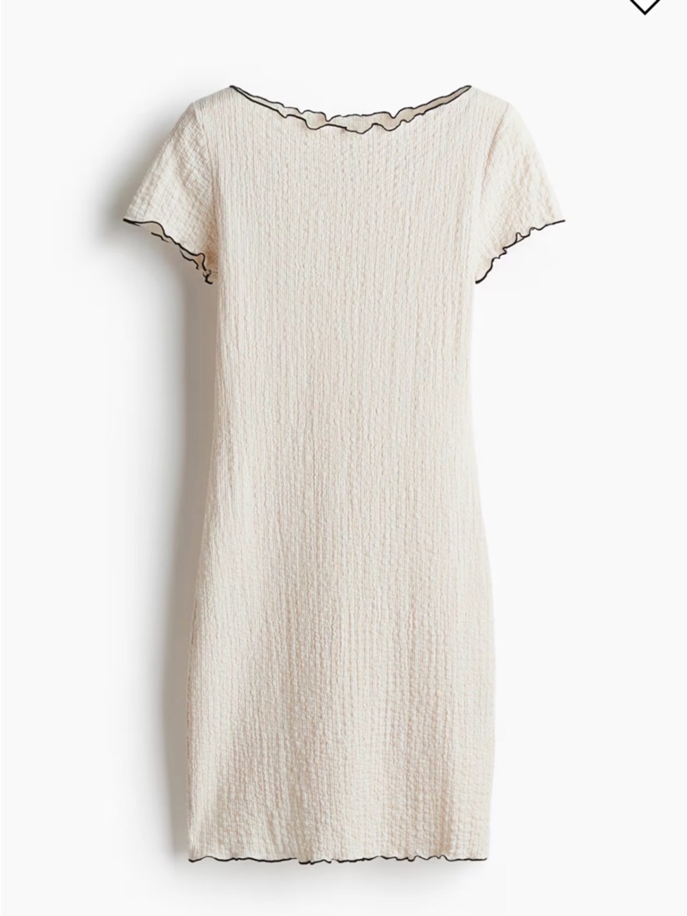 Divided by H&M -Medium  CRINKLED DRESS WITH OVERLOCKED TRIM